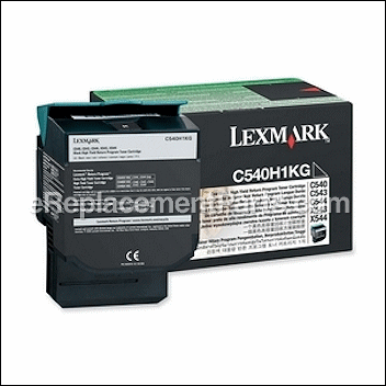 Black High Yield Toner Cartridge - C540H1KG:Lexmark