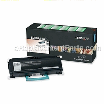 Black Toner Cartridge - E260A11A:Lexmark
