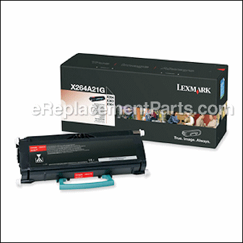 Black Toner Cartridge - X264A21G:Lexmark