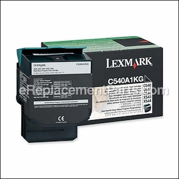 Black Return Program Toner Cartridge - C540A1KG:Lexmark