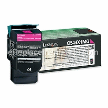 Magenta Extra High Yield Return Program Toner Cartridge - C544X1MG:Lexmark