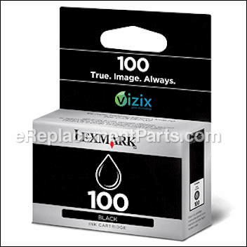 100 Black Return Program Ink Cartridge - 14N0820:Lexmark