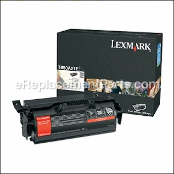 Black Print Cartridge - T650A21A:Lexmark