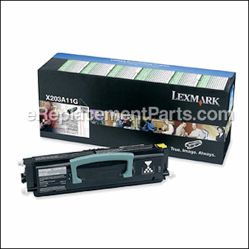 Black Toner Cartridge - X203A11G:Lexmark