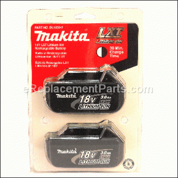 Makita 18v Li-ion Battery (2 P - BL1830B-2:Makita