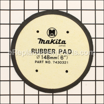 Pad, Replacement Round 6 - 743032-1:Makita
