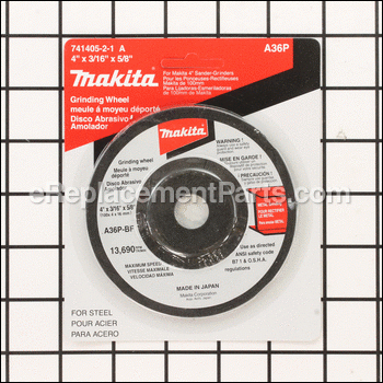 Grinding Wheel - 4-inch Diamet - 741405-2-1:Makita