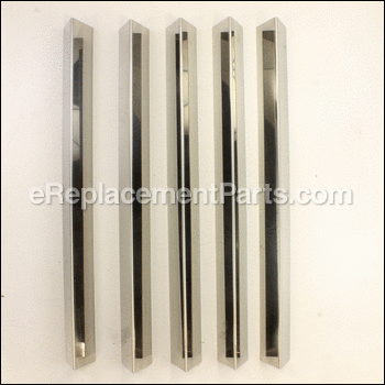 Weber Heavy Gauge Stainless Steel Flavor Bars (Set of 5) Genesis - WFB5XL:MHP