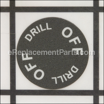 "Drill-Off" Label (1) - 10-98-0225:Milwaukee