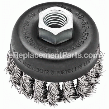Stainless Steel Cup Wire Brush - 48-52-5050:Milwaukee