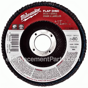 Grinding Wheel - 4-1/2 Diamet - 48-80-8101:Milwaukee