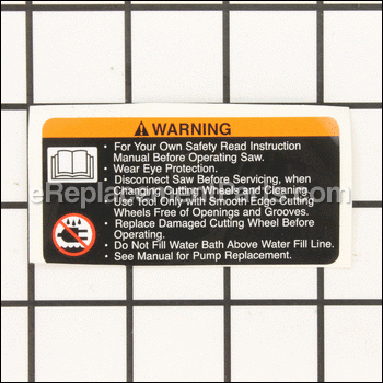 Label, Warning, Safety - 155806:MK Diamond