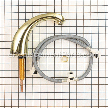 Spout Assembly Kit (Polished Brass) - 100649P:Moen