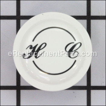 Handle Cap (H & C) White - 118241:Moen