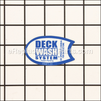 Label-deck - 777D06873:MTD