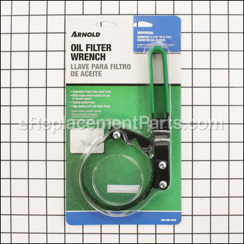 Arnold Oil Filter Wrench Optio - 490-900-0045:Yard Machines