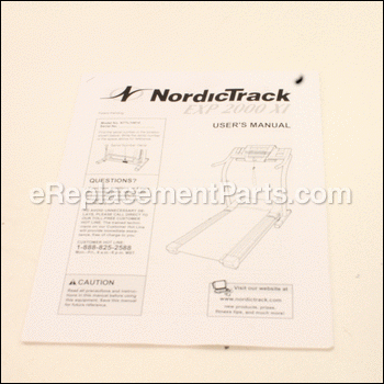 User's Manual - 181438:NordicTrack