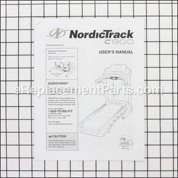 User's Manual - 303672:NordicTrack