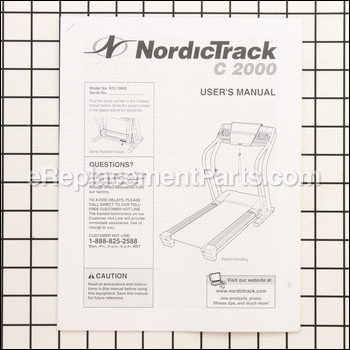 User's Manual - 209375:NordicTrack