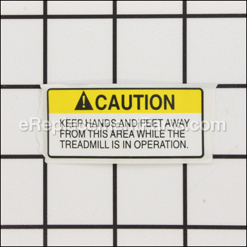 Caution Decal - 252433:NordicTrack