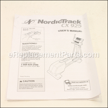 User'S Manual - Nel07940 - 203360:NordicTrack