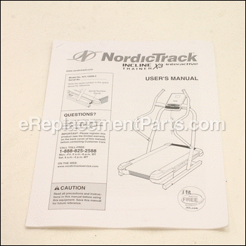 User's Manual - 294733:NordicTrack