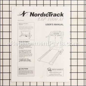 User's Manual - 184923:NordicTrack