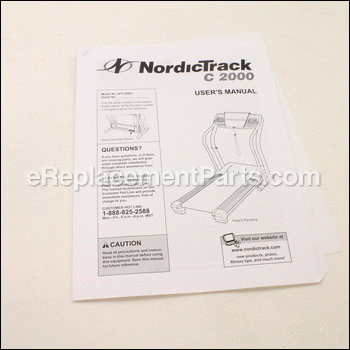 User's Manual - 207291:NordicTrack