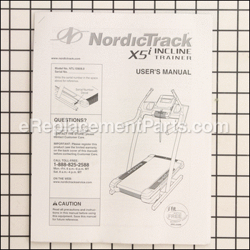 User's Manual - 216633:NordicTrack