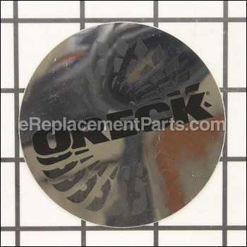 Label, Round, Oreck, Aluminum - 53341-03:Oreck