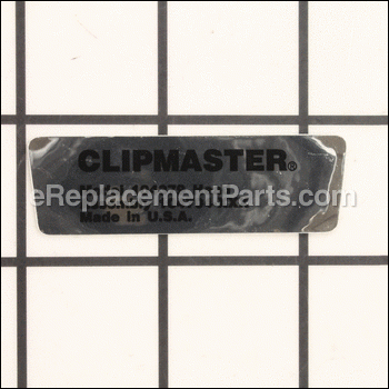 Nameplate Clipmaster Spare Hd - 104480001000:Oster Pro