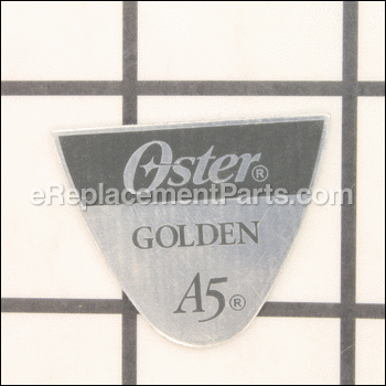 Nameplate, 2 Spd - 113516032000:Oster Pro