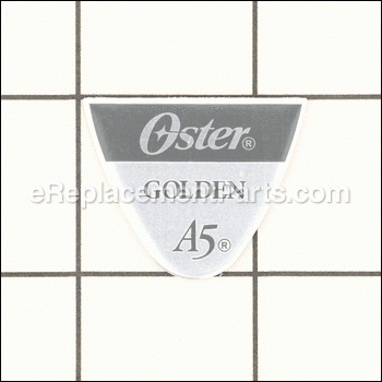 Nameplate, 2 Spd - 113516032000:Oster Pro
