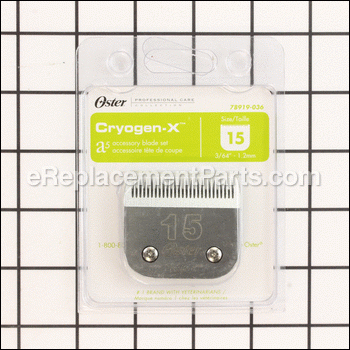 Cryogen-x Blade, Size 15 - 078919036005:Oster Pro