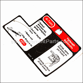 Instruction Label - A20381:Porter Cable
