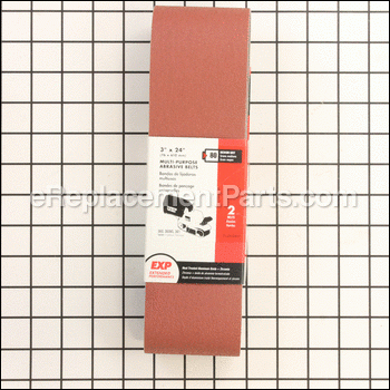 Sandpaper Belts - 2 Pack, 80 G - 713410802:Porter Cable