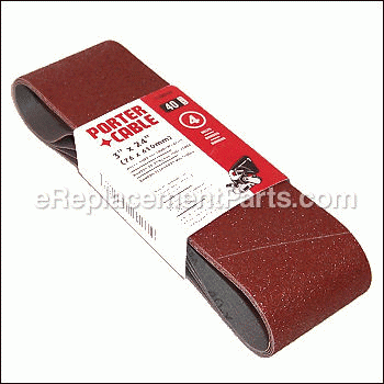 Sandpaper Belts - 5 Pack, 40 G - 713400405:Porter Cable