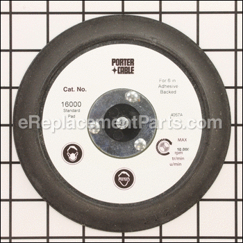 Adhesive Back Sander Pad - 16000:Porter Cable