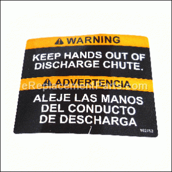 Caution Label - 902753:Delta