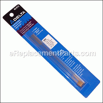 6-Pack 5x.049 .018 Thick PGT Scroll Saw Blades - 40-672:Delta