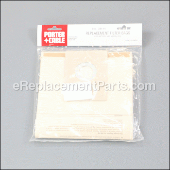 Filter Bag (3 Pack) - 78114:Porter Cable