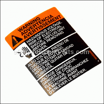 Label,warning - 1000003082:Black and Decker