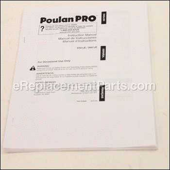 Manual - 545123644:Poulan