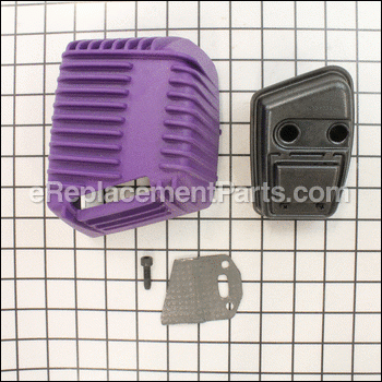 Assy-Purple Muffler Cover - 530071595:Poulan