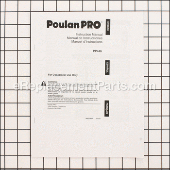 Manual - 545123534:Poulan