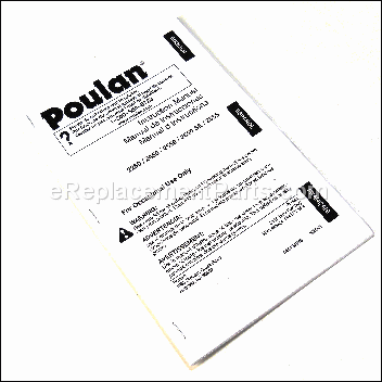 Manual - 545123576:Poulan