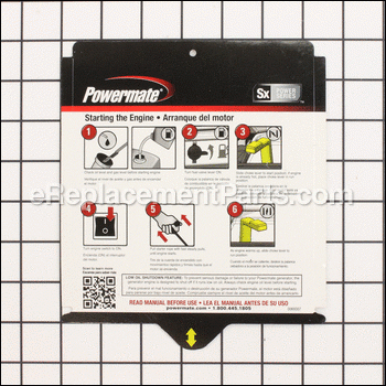Instruction Card - 0069307SRV:Powermate