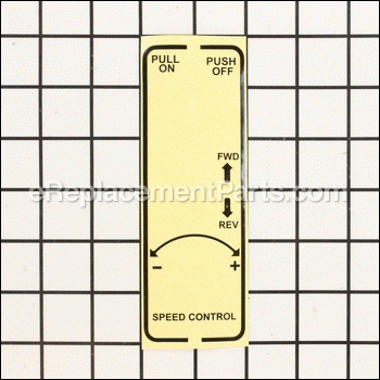Control Label - 3520B-260:Powermatic