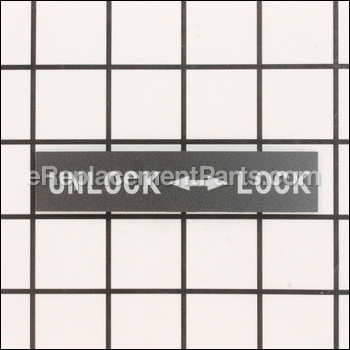 Label (lock/ Unlock) - PJ882-147:Powermatic