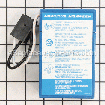 6v, 4 Amp Blue Battery - 00801-1457:Power Wheels